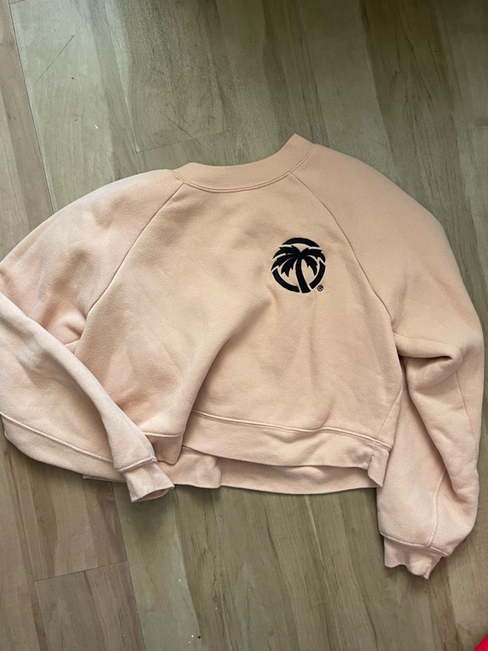 Peach Cropped Heatwave Women's Sweatshirt - Women's Top